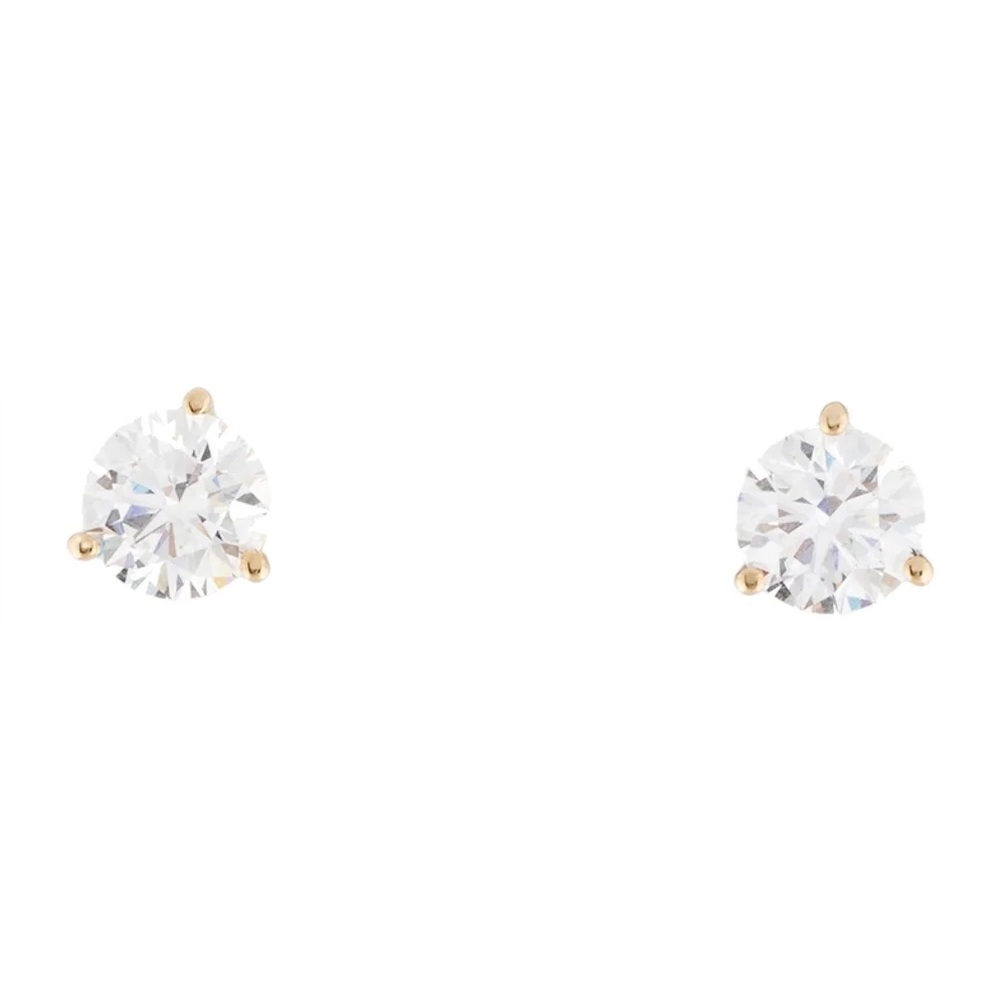 14K 2.25ctw Lab Grown Diamond Stud Earrings